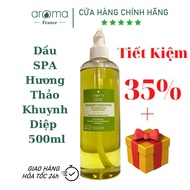 Professional massage Oil For Spa Relaxing, Natural Rosemary &amp; Khuy Diep - 500ml