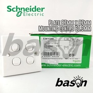 TOMBOL Schneider Classic 4 Gang 1 Way Switch - Original and Best-Selling 4 Button 1 Way Switch