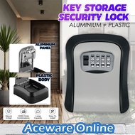 Wall Mount Key Storage Security Lock Box Key Safe Box Password Key Storage Box Key Lock Box Key Stor