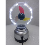 2in1 mini fan & light with USB PORT and battry porty