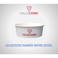 Hauscook 1300cc round disposable induction ramen bowl container paper aluminum heatable Lazo