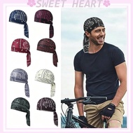 【READY STOCK】Mesh Pirate Hat Moisture Wicking Durag Helmet Inner Breathable Head Cover Penutup Kepal