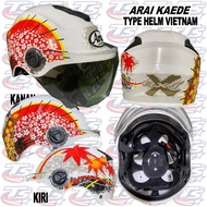 Arai motif helmet copy arai helmet kaede arai kaede motif for ngonten