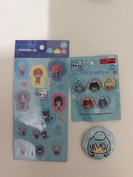 Sanrio x 轉生史萊姆 襟章+貼紙