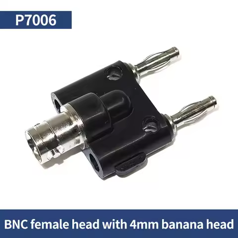 Hantek P7006 BNC female socket to 4mm banana head double row banana plug adapter CC65 to multimeter 