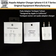 Kepala Adaptor Charger Apple Iphone 3 3S 3C 3G Original OEM Casan