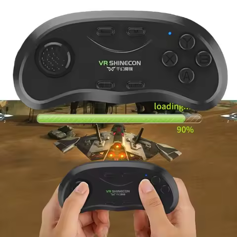 Bluetooth-compatible Gamepads Game Controller Joystick Remote Shutter Wireless VR Rocker For iOS And