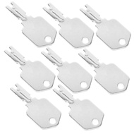 8pcs Replacement Forklift Keys Ignition Keys for Construction Equipment