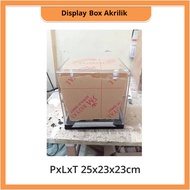 Acrylic Display Box 25x23x23cm With Black Base