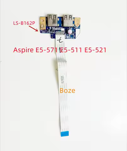 Original For Acer Aspire E5-571 E5-511 E5-521 USB Port Board Z5WAH LS-B162P Test OK