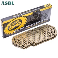ASDL 525H-O-120L Golden Chain With O-type Motorcycle Accessories Universal Oil Seal Chain 525H