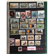 Foreign stamps Guernsey Country used
