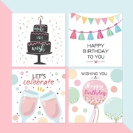 Birthday Card with Envelope Blessing Gift Gift Card Valentine's Day Boyfriend Birthday Card
