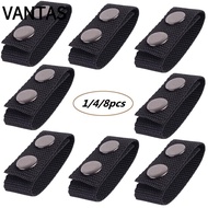 VANTAS 1/4/8Pcs Belt Buckle  Double Snaps Sports Nylon Strap