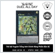 Genuine English Yugioh Card AE Version: DUAD-AE104 ZS - Utopic Sage (UR)