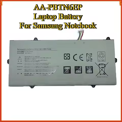 AA-PBTN6EP Laptop Battery For Samsung Notebook 9 NP900X5T 900X5T/X78L/X02 NP900X5T-X01US Tablet 900X