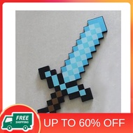 8 Styles Hot Game Minecraft Eva Foam Diamond Pick Axes Gun Hamaxe Swords Model Kids Gift Action Figu
