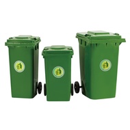 240 Liter Green Dustbin l Tong Sampah Hijau Besar