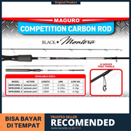 Joran Pancing Maguro Black Montera 150 165 180 packing aman PVC - Rod Maguro Mancing Tongkat Pancing