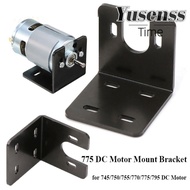 YUSENSS DC Motor Parts 775 DC Black Universal 775 Fixed Seat