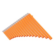 16-Pipe Pan Flute G-A2 Key Pan Pipes ABS Panpipes Chinese Traditional Woodwind Instrument with Carry Bag