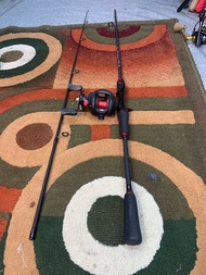 Joran carbon Hollow set Reel bc zorro nami