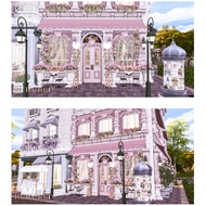 Simulate Life 4 CC House 丨 Ice Cream Dessert House 20x20 Restaurant Including Furniture mod 1.105