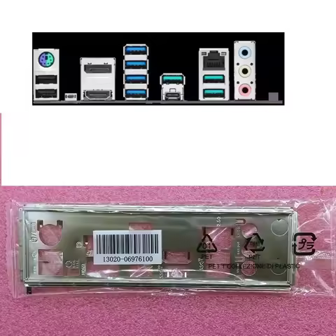 Original I/O IO Shield Back Plate Blende Bracket for ASUS PRIME X670-P、PRIME X670E-P Chassis Motherb