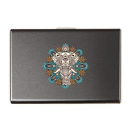 Metal card holder bank card and ID card sleeve mini card storage box pocket card holder Elephant ser