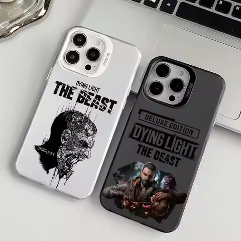 D-Dying L-Light The Beast Phone Case For iPhone 16 15 14 13 12 17 Pro Max Independent Metal Button E