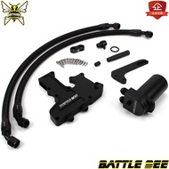 Car Baffled Oil Catch Can Reservoir Tank Oil Dipstick Hole Breathable Kettle For EA888 gen2 Engine G