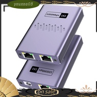 yzuzzaPOE Network Cable Splitter 1 to 2 Gigabit Network Splitter Simultaneous Network Three-Way Tran