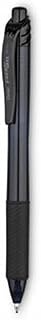 Pentel Bl110a Energel-X Retractable Roller Gel Pen, 1Mm, Trans Black Barrel, Black Ink, Dozen