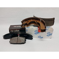 NISSAN VANETTE C22 FRONT BRAKE PAD REAR BRAKE SHOE