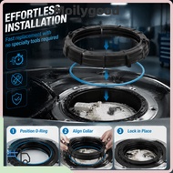 MOILYMY  Tank Locking Ring, Easy Fit Locking Ring Design  Pump Ring Cover, Easy Top Ring Cover Durab