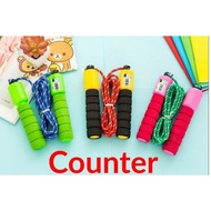 Fitness tracker skipping rope