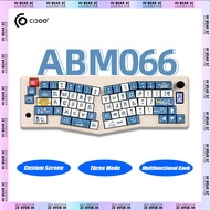 ❥Cidoo ABM066 Alice Mechanical Keyboard Custom Screen Multifunctional Knob Three Mode RGB WirelpjPr