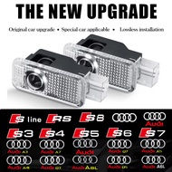 LED Car Door Logo Welcome Lights Auto Laser Projector Lamp For Audi Sline S3 S4 S5 S6 S7 RS Q7 Q5 Q3