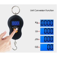 Scale Portable Hanging Luggage Scale Support 50kg Weight Scale Alat Timbang Berat Barang Penimbang B