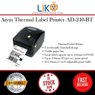 Aiyin Thermal Label Printer AD-240-BT (USB + Bluetooth)
