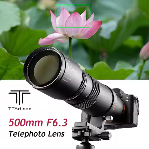 TTArtisan 500mm F6.3 Telephoto Lens Full Frame Manual Focus Len For Sony FE Canon RF Nikon Z Panason