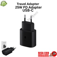 Samsung Travel Adapter USB-C Fast Charging 25W Watt C to C Cable Sam PD 25W Charger Head Quality Sam
