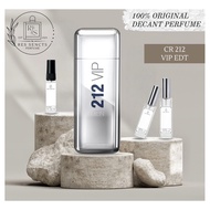 { Decant } Original Carolina Herrera 212 VIP For Men EDT (3ml / 5ml / 8ml)