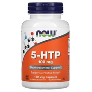 USA Now Foods, 5-HTP, 100 mg 120 Veg Capsules exp:2027.06