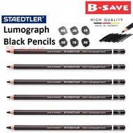 Staedtler Mars Lumograph Black Pencil / Sketching Pencil 6B 7B 8B HB 1PC