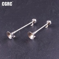 1 Pair Metal Simulation Horn Decoration For 1/14 Tamiya RC Truck Dump 3363 56348 56352 Actros Scania R620 56323 R730 MAN TGX
