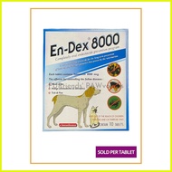 ❧  ◱ ❤ Endex 8000 (Heartworm, Mange, Tick & Flea Control for Dogs and Cats) Sold per tablet