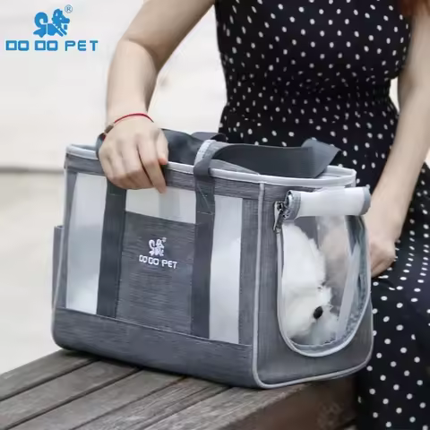 DODOPET Pet Out Carrying Bag Portable Dog Summer Breathable Backpack Puppy Pet Bag Cat Bag Hand Carr