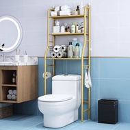 Over-The-Toilet Organizer Rack, Metal 3 Tier Modern Corner Toilet Space Saver, Freestanding Rack