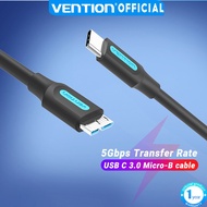 Vention Type C Cable 3A 5Gbps USB C to Micro B 3.0 Cable Fast Charging Cable For Laptops Mobile Phon